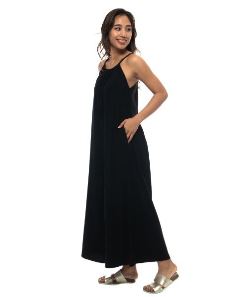 BILLABONG（ビラボン）の「BILLABONG レディース 【CHILLWEAR】 ONE PIECE DRESS ワンピース 【2021年夏モデル】/ビラボンワイドパンツジャンプスーツ（ワンピース・レディース・ブラック/ホワイト/レンガ・LARGE/MEDIUM）」の7枚目の写真