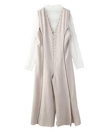 KOH.style | リネン風オールインワン(サロペット/オーバーオール)