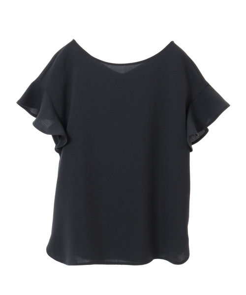 Tiara（ティアラ）の「麻調フレアスリーブブラウス（シャツ/ブラウス・レディース・グリーン/キャメル/グレイッシュベージュ/スミクロ・FREE）」の22枚目の写真