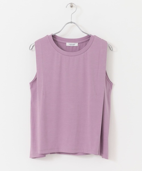 URBAN RESEARCH Sonny Label(アーバンリサーチサニーレーベル)の「ショルダータックカットソー(Tシャツ/カットソー・レディース・パープル/オフホワイト/チャコールグレー・FREE)」の17枚目の写真