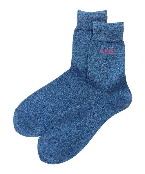 Candy Stripper（キャンディストリッパー）の「CANDY GIRL LAME ソックス（ソックス/靴下・レディース・ライトグリーン/ブラック/シルバー/ブルー・FREE）」の3枚目の写真