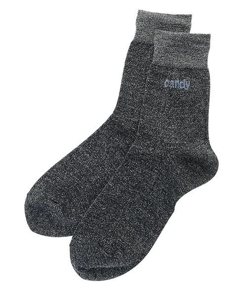 Candy Stripper（キャンディストリッパー）の「CANDY GIRL LAME ソックス（ソックス/靴下・レディース・ライトグリーン/ブラック/シルバー/ブルー・FREE）」の2枚目の写真