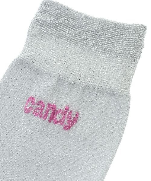 Candy Stripper（キャンディストリッパー）の「CANDY GIRL LAME ソックス（ソックス/靴下・レディース・ライトグリーン/ブラック/シルバー/ブルー・FREE）」の8枚目の写真