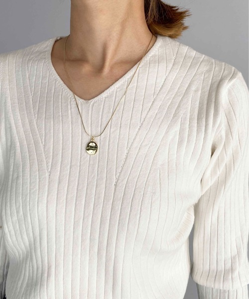 PICCIN(ピッチン)の「コインチェーンネックレス(ネックレス・レディース・シルバー/ゴールド・FREE)」の2枚目の写真