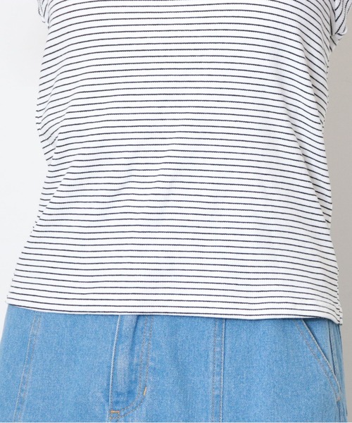 archives（アルシーヴ）の「パワショルリブTOPS（Tシャツ/カットソー・レディース・イエロー/ピンク/グリーン/ブラック・MEDIUM）」の11枚目の写真