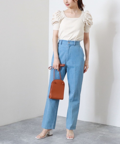 archives（アルシーヴ）の「パワショルリブTOPS（Tシャツ/カットソー・レディース・イエロー/ピンク/グリーン/ブラック・MEDIUM）」の15枚目の写真