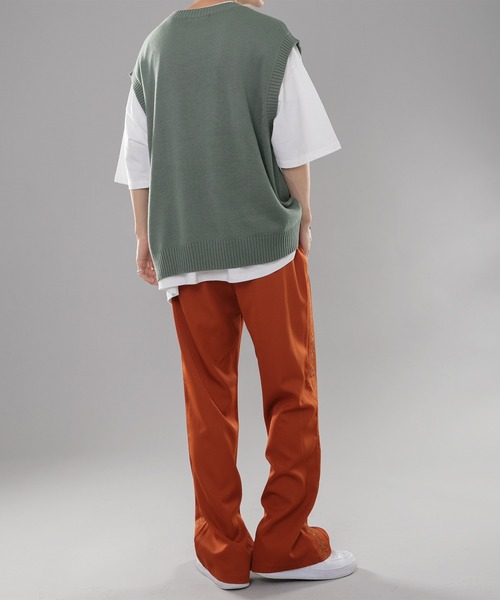 kutir(クティール)の「サマーニットベスト(ベスト・メンズ・オレンジ/グリーン/ダークブルー・MEDIUM/LARGE)」の16枚目の写真