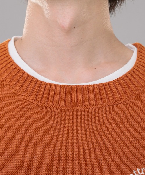 kutir(クティール)の「サマーニットベスト(ベスト・メンズ・オレンジ/グリーン/ダークブルー・MEDIUM/LARGE)」の12枚目の写真