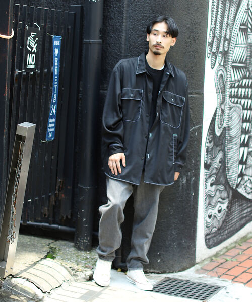 BEAMS（ビームス）の「BEAMS / ステッチ イージー CPO ジャケット（ブルゾン・メンズ・ブラック/ブラウン系その他4・SMALL/MEDIUM/LARGE/X-LARGE）」の3枚目の写真