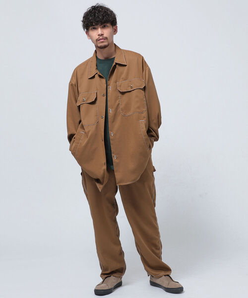 BEAMS（ビームス）の「BEAMS / ステッチ イージー CPO ジャケット（ブルゾン・メンズ・ブラック/ブラウン系その他4・SMALL/MEDIUM/LARGE/X-LARGE）」の10枚目の写真