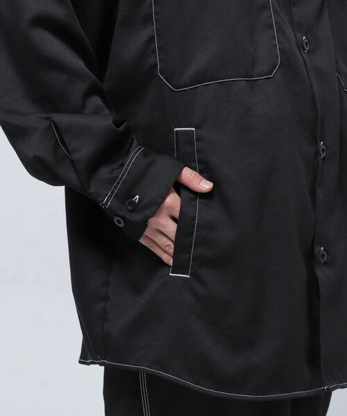 BEAMS（ビームス）の「BEAMS / ステッチ イージー CPO ジャケット（ブルゾン・メンズ・ブラック/ブラウン系その他4・SMALL/MEDIUM/LARGE/X-LARGE）」の18枚目の写真