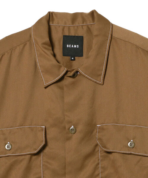 BEAMS（ビームス）の「BEAMS / ステッチ イージー CPO ジャケット（ブルゾン・メンズ・ブラック/ブラウン系その他4・SMALL/MEDIUM/LARGE/X-LARGE）」の21枚目の写真