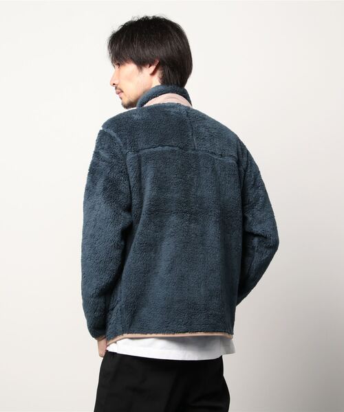Dickies(ディッキーズ)の「【GENUINE DICKIES/ジェニュインディッキーズ】シャギーボア スタンドジップブルゾン(ブルゾン・メンズ・ブラック/ベージュ/オフホワイト/ブルーグリーン・LL/M/L)」の6枚目の写真