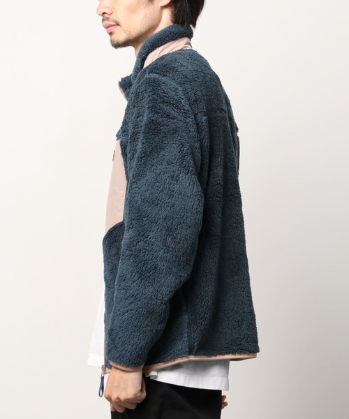 Dickies(ディッキーズ)の「【GENUINE DICKIES/ジェニュインディッキーズ】シャギーボア スタンドジップブルゾン(ブルゾン・メンズ・ブラック/ベージュ/オフホワイト/ブルーグリーン・LL/M/L)」の8枚目の写真