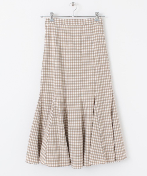 UR Lab.（アーバンリサーチラボ）の「柄切り替えフレアスカート（スカート・レディース・ベージュ/ブラック/アイボリー・FREE）」の22枚目の写真