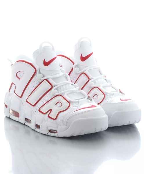 NIKE（ナイキ）の「入荷禁止 NIKE AIR MORE UPTEMPO '96 White and Varsity Red【SP】（スニーカー・メンズ・ホワイト・24.5cm/25.0cm/25.5cm/26.0cm/26.5cm/27.0cm/27.5cm）」の4枚目の写真