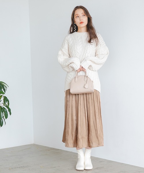 mysty woman(ミスティウーマン)の「オブリークストレッチブーツ 957729(ブーツ・レディース・アイボリー/ブラック・MEDIUM/LARGE)」の14枚目の写真