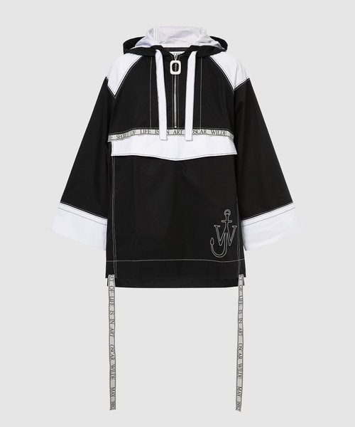 JW Anderson（ジェイダブリューアンダーソン）の「O/W JWA PULLER PARKA（パーカー・メンズ・グリーン/ブラック・46/48/50）」の2枚目の写真