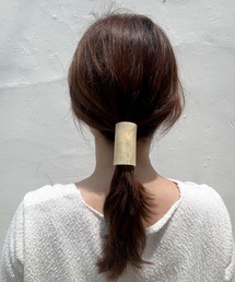 CEMONEMO | アクリル マーブル ヘアピアス(バレッタ/ヘアクリップ)