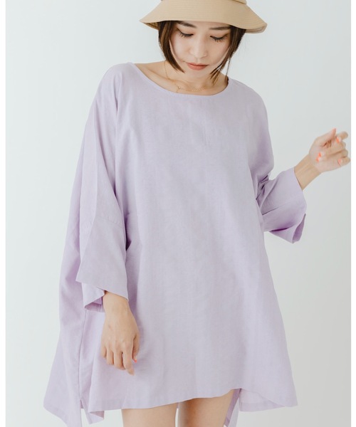 Ocean Pacific（オーシャンパシフィック）の「【OP:オーピー】レディースワンピース（ワンピース・レディース・ブラック/パープル/イエロー・FREE）」の3枚目の写真