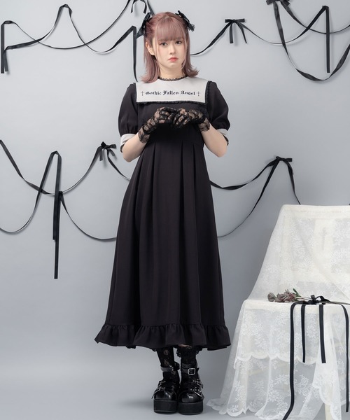 DearMyLove（ディアマイラブ）の「闇刺繍デザインワンピース