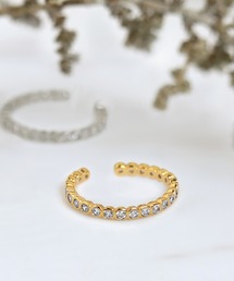 ANEMONE | ビジューラインイヤーカフ(イヤーカフ)