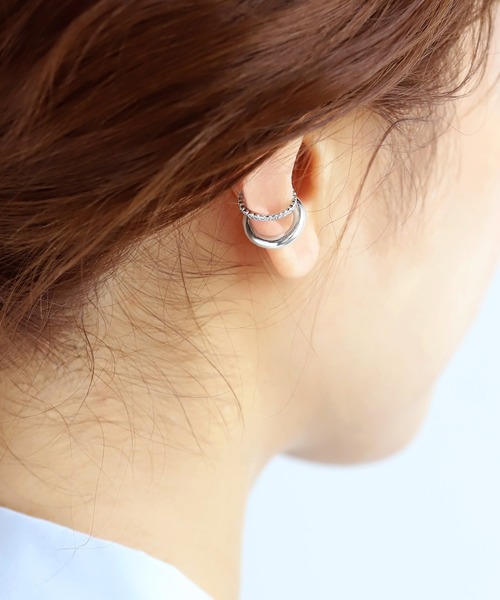 ANEMONE(アネモネ)の「ビジューラインイヤーカフ(イヤーカフ・レディース・ゴールド/シルバー・FREE)」の8枚目の写真