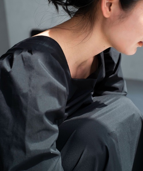 ONEME(ワンム)の「【 ONEME 】 Easy Noble Dress(ワンピース・レディース・ブラック/ダークグリーン・FREE)」の22枚目の写真