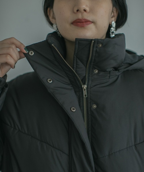 PAGEBOY(ページボーイ)の「エコクラウドナカワタブルゾン(ブルゾン・レディース・ブラック/オリーブ/アイボリー/ブラウン系その他・SMALL/MEDIUM)」の22枚目の写真