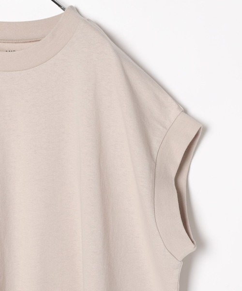 GLOBAL WORK（グローバルワーク）の「【AND YUA ANY】1分袖スリットチュニック/957615（Tシャツ/カットソー・キッズ・チャコールグレー/ライトグリーン/ライトベージュ・150cm/160cm）」の9枚目の写真