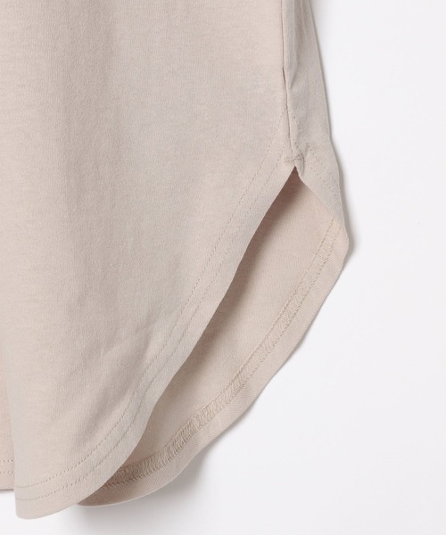 GLOBAL WORK（グローバルワーク）の「【AND YUA ANY】1分袖スリットチュニック/957615（Tシャツ/カットソー・キッズ・チャコールグレー/ライトグリーン/ライトベージュ・150cm/160cm）」の11枚目の写真