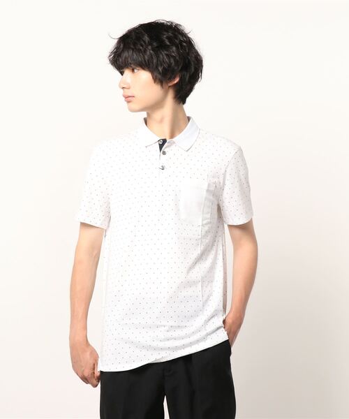 ARMANI EXCHANGE（アルマーニエクスチェンジ）の「A|X ARMANI EXCHANGE（アルマーニ エクスチェンジ）　ポロシャツ（ポロシャツ・メンズ・ダークブラウン/ホワイト×ネイビー・SMALL/X-SMALL/MEDIUM）」の7枚目の写真
