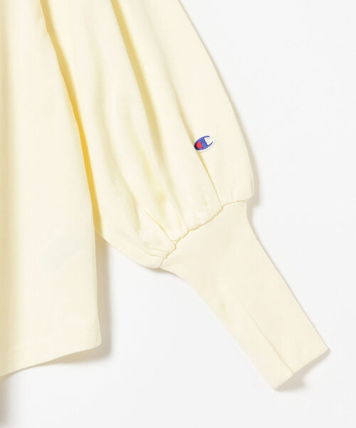 Ray BEAMS(レイビームス)の「Champion × Ray BEAMS / 別注 ロング スリーブ Tシャツ(Tシャツ/カットソー・レディース・チャコールグレー/オフホワイト/ダークブラウン・M)」の10枚目の写真