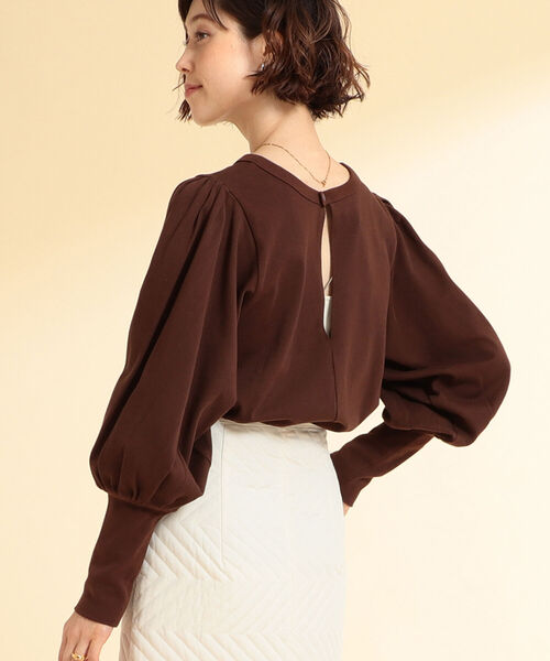 Ray BEAMS(レイビームス)の「Champion × Ray BEAMS / 別注 ロング スリーブ Tシャツ(Tシャツ/カットソー・レディース・チャコールグレー/オフホワイト/ダークブラウン・M)」の21枚目の写真