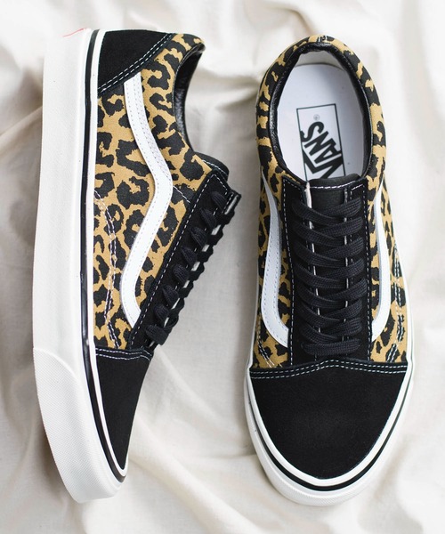 VANS ヴァンズ / OLD SKOOL 36 DX オールドスクール ヒョウ柄 スエード×キャンバス ローカットスニーカー / VN0A54F39GI
