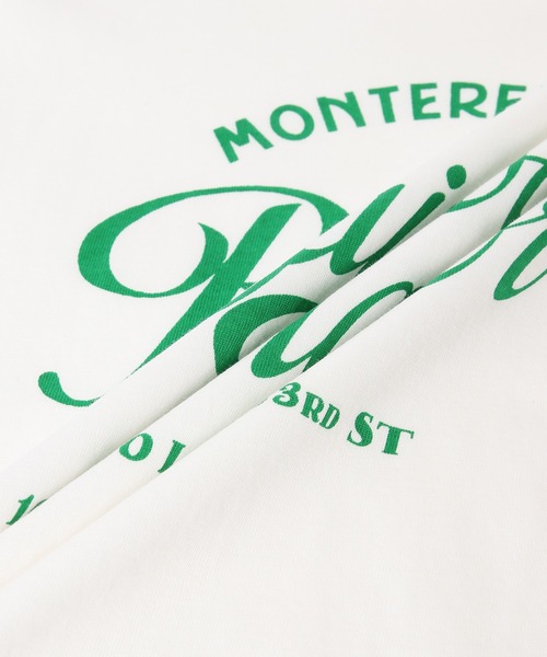 ADAM ET ROPE'（アダムエロペ）の「ice-creamパッケージロゴTシャツ（Tシャツ/カットソー・レディース・ホワイト/チャコールグレー/キナリ・FREE）」の13枚目の写真