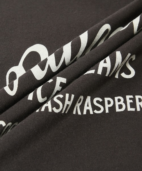 ADAM ET ROPE'（アダムエロペ）の「ice-creamパッケージロゴTシャツ（Tシャツ/カットソー・レディース・ホワイト/チャコールグレー/キナリ・FREE）」の15枚目の写真