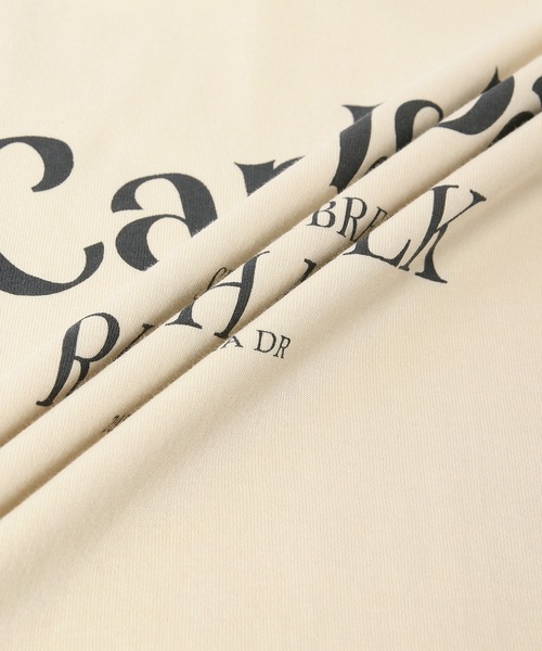 ADAM ET ROPE'（アダムエロペ）の「ice-creamパッケージロゴTシャツ（Tシャツ/カットソー・レディース・ホワイト/チャコールグレー/キナリ・FREE）」の5枚目の写真