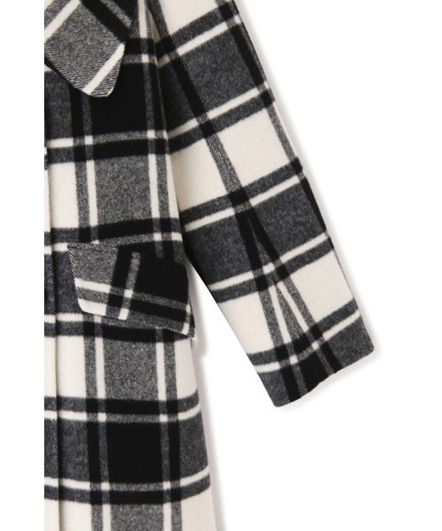 JILL STUART(ジルスチュアート)の「◆ラヴィニアコート(ステンカラーコート・レディース・ブラック/ベージュ・MEDIUM/SMALL)」の10枚目の写真