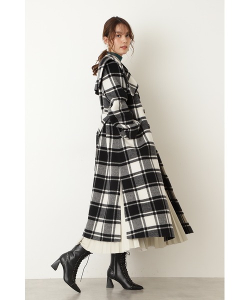 JILL STUART(ジルスチュアート)の「◆ラヴィニアコート(ステンカラーコート・レディース・ブラック/ベージュ・MEDIUM/SMALL)」の19枚目の写真