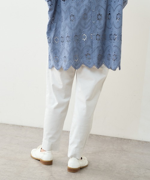 PUAL CE CIN（ピュアルセシン）の「ストレッチスリムテーパードパンツ（その他パンツ・レディース・グレー/オリーブ/グリーン/レッド系その他/ライトベージュ・FREE）」の21枚目の写真