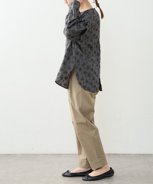 PUAL CE CIN（ピュアルセシン）の「ストレッチスリムテーパードパンツ（その他パンツ・レディース・グレー/オリーブ/グリーン/レッド系その他/ライトベージュ・FREE）」の8枚目の写真