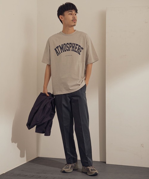 URBAN RESEARCH DOORS（アーバンリサーチドアーズ）の「カレッジプリントTシャツ（Tシャツ/カットソー・メンズ・ブラウン/ライトグレー/ホワイト・38/40）」の10枚目の写真
