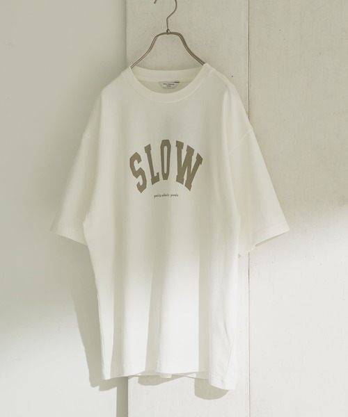 URBAN RESEARCH DOORS（アーバンリサーチドアーズ）の「カレッジプリントTシャツ（Tシャツ/カットソー・メンズ・ブラウン/ライトグレー/ホワイト・38/40）」の16枚目の写真