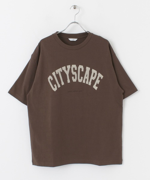 URBAN RESEARCH DOORS（アーバンリサーチドアーズ）の「カレッジプリントTシャツ（Tシャツ/カットソー・メンズ・ブラウン/ライトグレー/ホワイト・38/40）」の22枚目の写真
