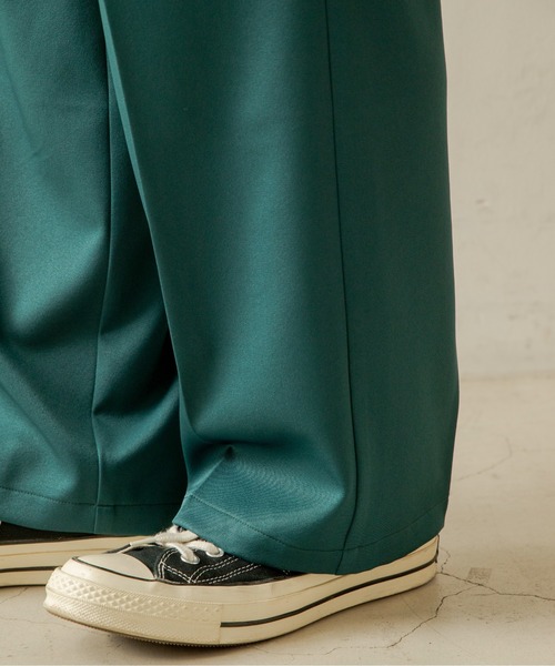 ANGIE(アンジー)の「ハイウエストセンタープレススラックスパンツ(スラックス・レディース・ブラック/ピンク/グリーン/アイボリー/レッド/ライトピンク/ケリー/ライム/ブラウン/オレンジ/パープル/グレー・SMALL/MEDIUM/LARGE)」の16枚目の写真