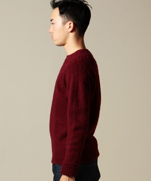 BEAUTY&YOUTH UNITED ARROWS(ビューティーアンドユースユナイテッドアローズ)の「<C.E. FORSYTH> C/N KNIT/ニット ◆(ニット/セーター・メンズ・ホワイト/ブラック/ワインレッド/ネイビー/ケリー・40/42/38)」の8枚目の写真