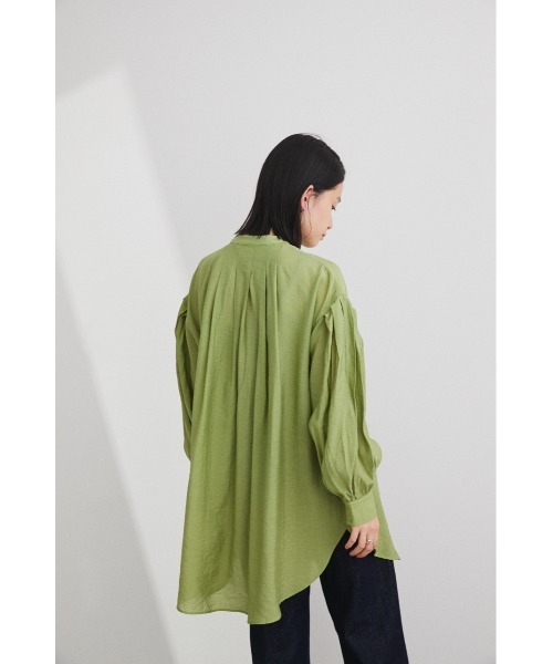 美品✨バーバリーブラックレーベル スーツ ホースロゴ フレアパンツ シルク 光沢 セール】ﾊﾞﾝﾄﾞｶﾗｰﾊﾞｯｸﾛﾝｸﾞｼｱｰｼｬﾂ（シャツ/ブラウス