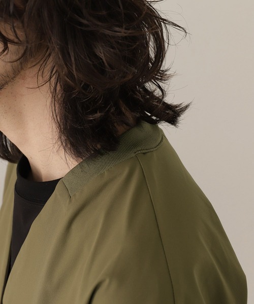 URBAN RESEARCH Sonny Label（アーバンリサーチサニーレーベル）の「『抗菌/撥水』テックカーディガン（カーディガン/ボレロ・メンズ・カーキ/ブラック・MEDIUM/LARGE）」の3枚目の写真