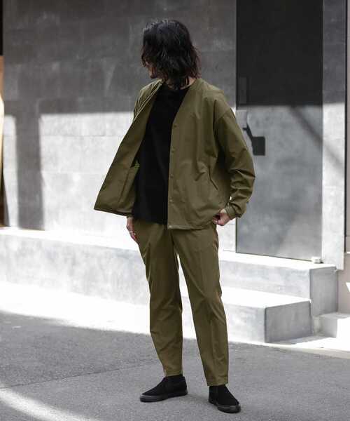 URBAN RESEARCH Sonny Label（アーバンリサーチサニーレーベル）の「『抗菌/撥水』テックカーディガン（カーディガン/ボレロ・メンズ・カーキ/ブラック・MEDIUM/LARGE）」の7枚目の写真